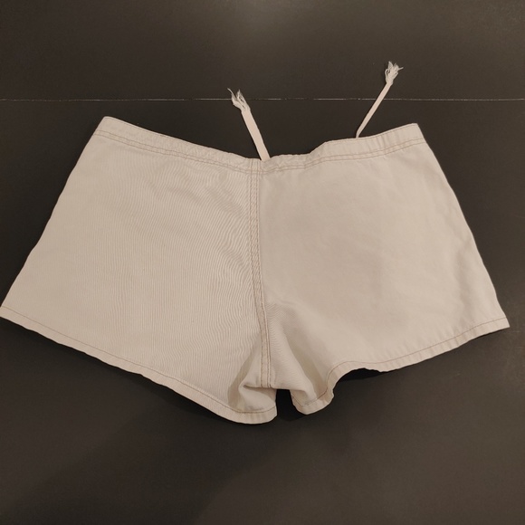Four 2 One Casual Shorts W sz Lg Cream - Picture 2 of 4